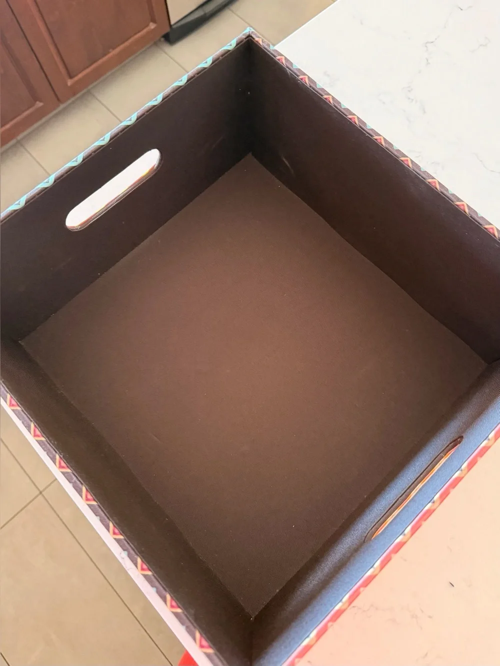 Missoni for Target Chevron Storage Box Bin with Lid Organizer